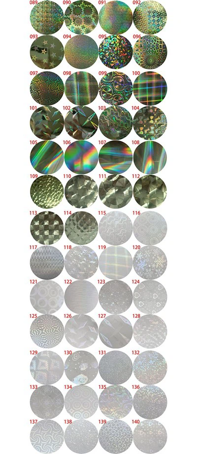 Holografikus film Csillogó film szivárványfilm